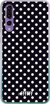 Huawei P30 Hoesje Transparant TPU Case - Onyx Dots #ffffff