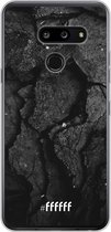 LG G8 ThinQ Hoesje Transparant TPU Case - Dark Rock Formation #ffffff