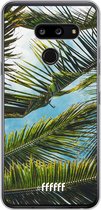 LG G8 ThinQ Hoesje Transparant TPU Case - Palms #ffffff