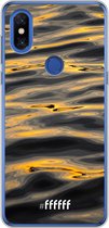 Xiaomi Mi Mix 3 Hoesje Transparant TPU Case - Water Waves #ffffff