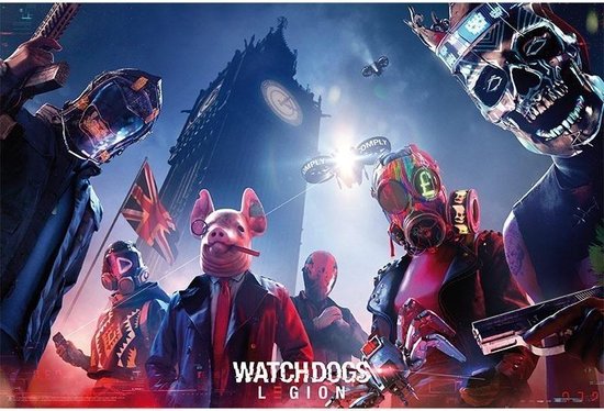 WATCH DOGS LEGION - Keyart Legion - Poster '91x61'