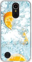 LG K10 (2017) Hoesje Transparant TPU Case - Lemon Fresh #ffffff