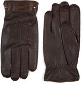 Leren handschoenen heren model Bloxham Color: Espresso, Size: 10