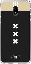 6F hoesje - geschikt voor Samsung Galaxy J3 (2017) -  Transparant TPU Case - AFC Ajax Uitshirt 2018-2019 #ffffff