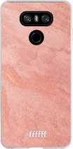LG G6 Hoesje Transparant TPU Case - Sandy Pink #ffffff