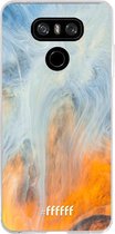 LG G6 Hoesje Transparant TPU Case - Fire Against Water #ffffff