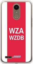 LG K10 (2018) Hoesje Transparant TPU Case - AFC Ajax - WZAWZDB #ffffff