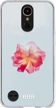 LG K10 (2017) Hoesje Transparant TPU Case - Rouge Floweret #ffffff