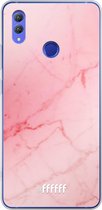 Honor Note 10 Hoesje Transparant TPU Case - Coral Marble #ffffff