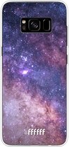 Samsung Galaxy S8 Plus Hoesje Transparant TPU Case - Galaxy Stars #ffffff