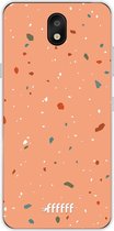 LG K30 (2019) Hoesje Transparant TPU Case - Terrazzo N°10 #ffffff