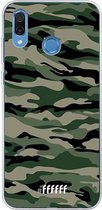 Honor Play Hoesje Transparant TPU Case - Woodland Camouflage #ffffff