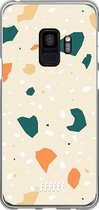 Samsung Galaxy S9 Hoesje Transparant TPU Case - Terrazzo N°1 #ffffff