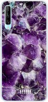 Huawei P Smart Pro Hoesje Transparant TPU Case - Purple Geode #ffffff