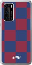 Huawei P40 Hoesje Transparant TPU Case - FC Barcelona #ffffff