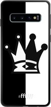 6F hoesje - geschikt voor Samsung Galaxy S10 -  TPU Case - Chess #ffffff