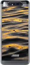 Samsung Galaxy A80 Hoesje Transparant TPU Case - Water Waves #ffffff