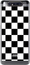 Samsung Galaxy A80 Hoesje Transparant TPU Case - Checkered Chique #ffffff