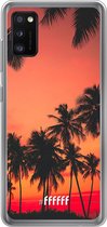 Samsung Galaxy A41 Hoesje Transparant TPU Case - Coconut Nightfall #ffffff