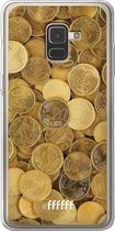 Samsung Galaxy A8 (2018) Hoesje Transparant TPU Case - Spare Change #ffffff