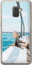 Samsung Galaxy A8 (2018) Hoesje Transparant TPU Case - Sailing #ffffff