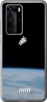 Huawei P40 Pro Hoesje Transparant TPU Case - Spacewalk #ffffff