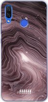 Huawei Nova 3 Hoesje Transparant TPU Case - Purple Marble #ffffff