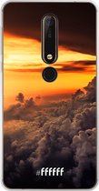 Nokia X6 (2018) Hoesje Transparant TPU Case - Sea of Clouds #ffffff