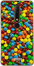 Nokia X6 (2018) Hoesje Transparant TPU Case - Chocolate Festival #ffffff