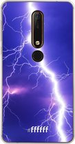 Nokia X6 (2018) Hoesje Transparant TPU Case - Thunderbolt #ffffff