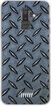 Samsung Galaxy J8 (2018) Hoesje Transparant TPU Case - Diamond Plate #ffffff