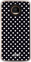 Motorola Moto Z Force Hoesje Transparant TPU Case - Onyx Dots #ffffff