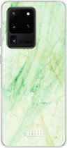 Samsung Galaxy S20 Ultra Hoesje Transparant TPU Case - Pistachio Marble #ffffff
