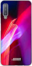 Samsung Galaxy A7 (2018) Hoesje Transparant TPU Case - Light Show #ffffff