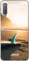 Samsung Galaxy A7 (2018) Hoesje Transparant TPU Case - Sunset Surf #ffffff