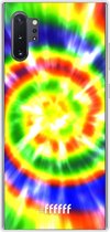 Samsung Galaxy Note 10 Plus Hoesje Transparant TPU Case - Hippie Tie Dye #ffffff