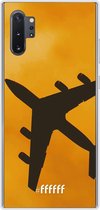 Samsung Galaxy Note 10 Plus Hoesje Transparant TPU Case - Aeroplane #ffffff