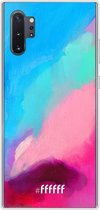 Samsung Galaxy Note 10 Plus Hoesje Transparant TPU Case - Abstract Hues #ffffff