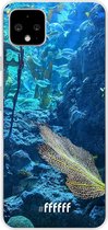 Google Pixel 4 XL Hoesje Transparant TPU Case - Coral Reef #ffffff
