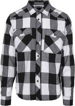 Urban Classics Overhemd -S- Check Zwart/Wit