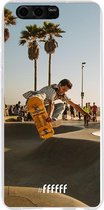 Honor 9 Hoesje Transparant TPU Case - Let's Skate #ffffff