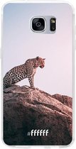 Samsung Galaxy S7 Hoesje Transparant TPU Case - Leopard #ffffff