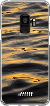 Samsung Galaxy S9 Hoesje Transparant TPU Case - Water Waves #ffffff