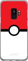 Samsung Galaxy S9 Hoesje Transparant TPU Case - Pokeball #ffffff