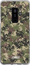 Samsung Galaxy S9 Plus Hoesje Transparant TPU Case - Digital Camouflage #ffffff