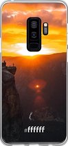 Samsung Galaxy S9 Plus Hoesje Transparant TPU Case - Rock Formation Sunset #ffffff