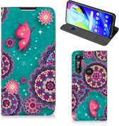 Flipcase Motorola Moto G8 Power Smart Cover Cirkels en Vlinders