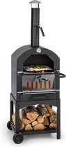 Pizzaiolo Perfetto pizzaoven 30,5 x 30,5cm echt steen 1,2 mm staal mobiel