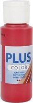 Plus Color Acrylverf, berry red, 60 ml/ 1 fles