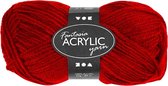Fantasia acrylgaren, L: 80 m, rood, 50 gr/ 1 bol